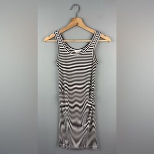 H&M Mama Striped Mini Dress